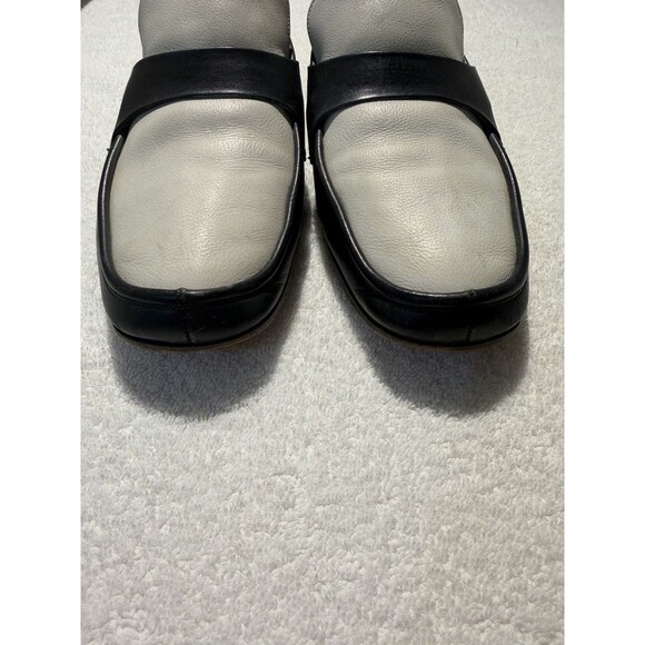Bally Careno Men’s Leather Loafers Black And Off White Slip-On Shoes Size 8.5 main image 10
